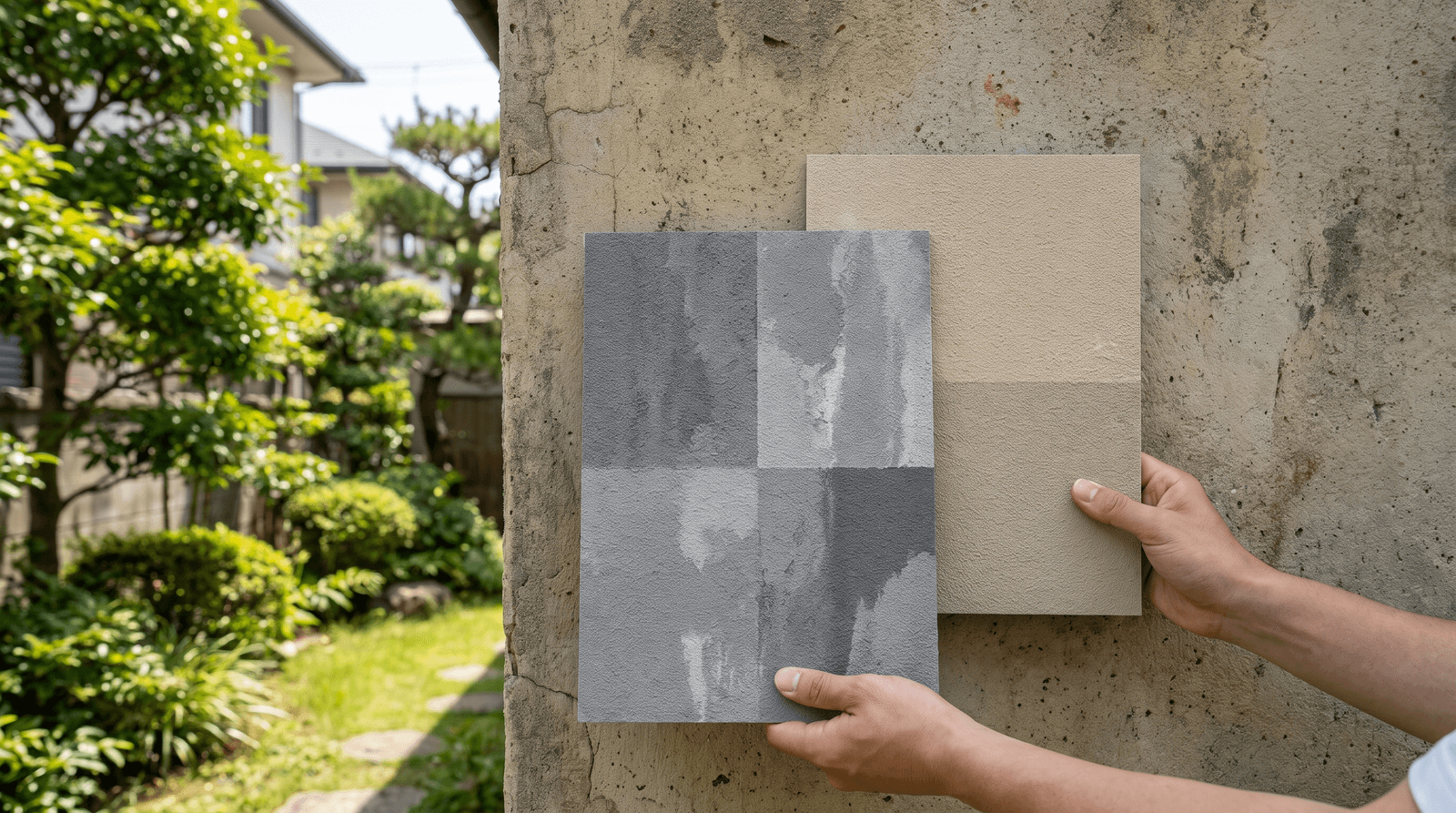 外壁の色選びで失敗しない確認手順のイメージ
