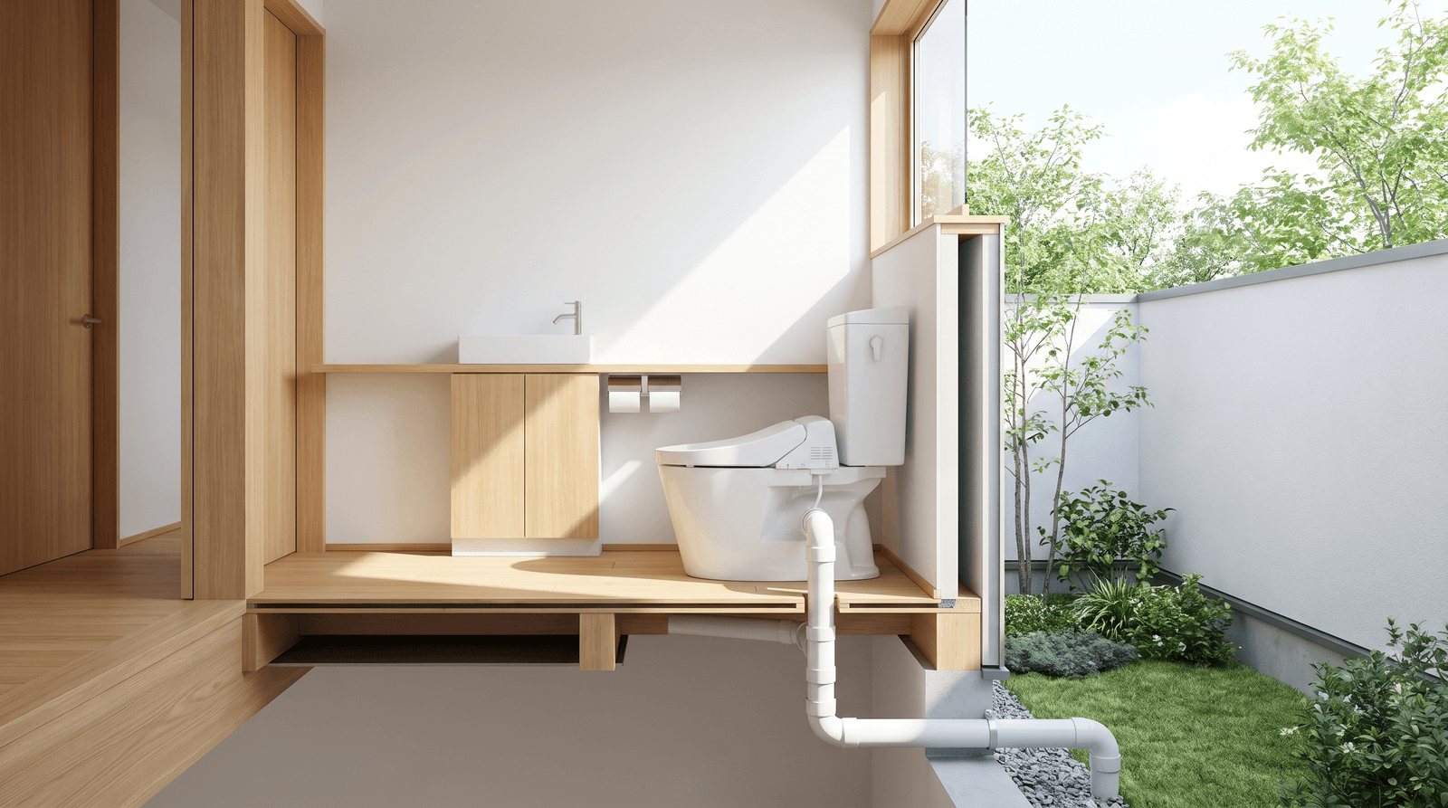 2階のトイレだけ詰まるのはなぜ?節水型・新築でも起きる理由のイメージ